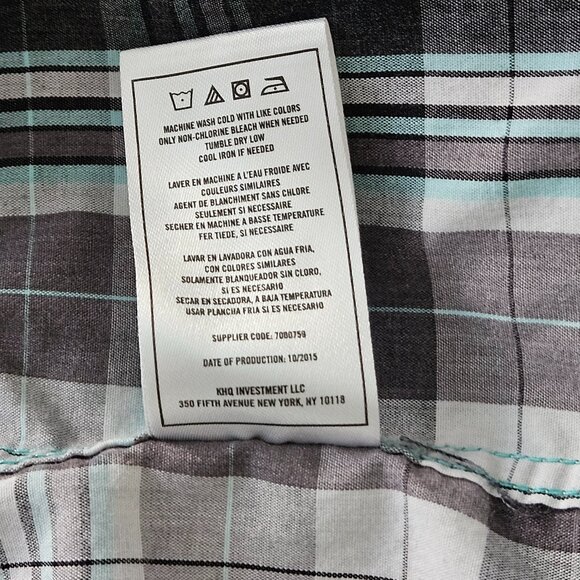 Zoo York Grey Plaid Shirt - Picture 6 of 6